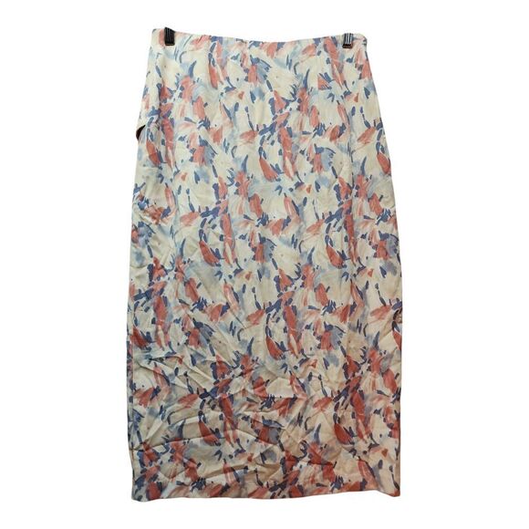 NWT Abercrombie & Fitch watercolor maxi skirt Size M - Picture 2 of 14